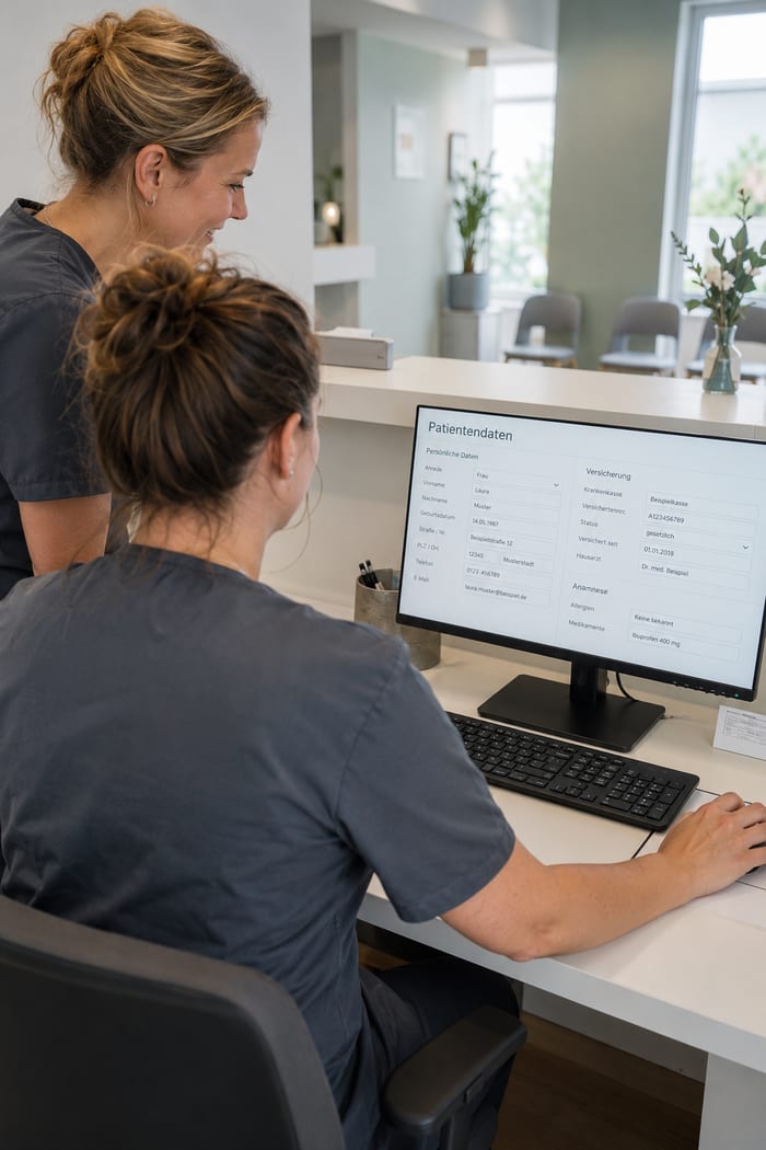 Digitalisierung der Patientendatenerfassung