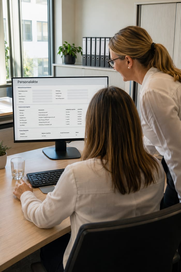 Digitalisierung der Personalakte