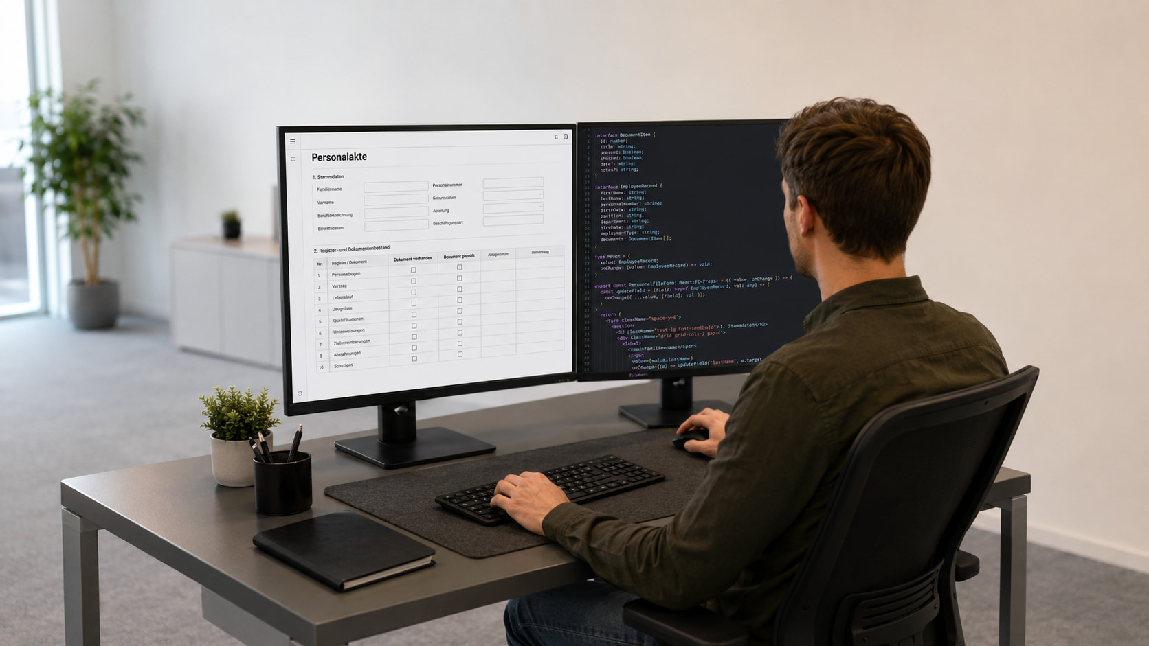 Personalakte mit Formilo programmieren lassen