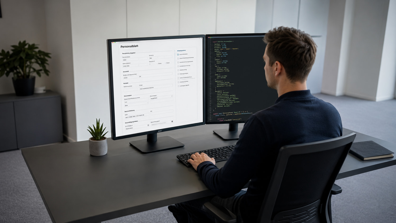 Personalblatt mit Formilo programmieren lassen