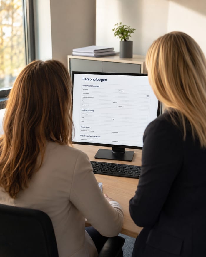 Digitalisierung des Personalbogens