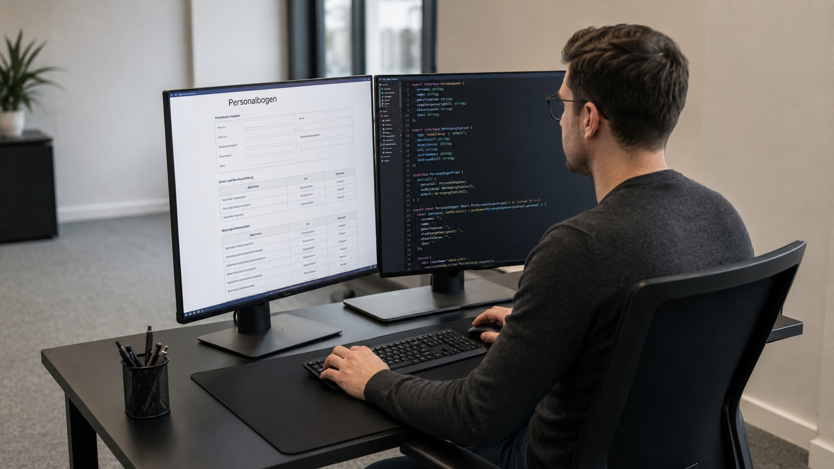 Personalbogen mit Formilo programmieren lassen