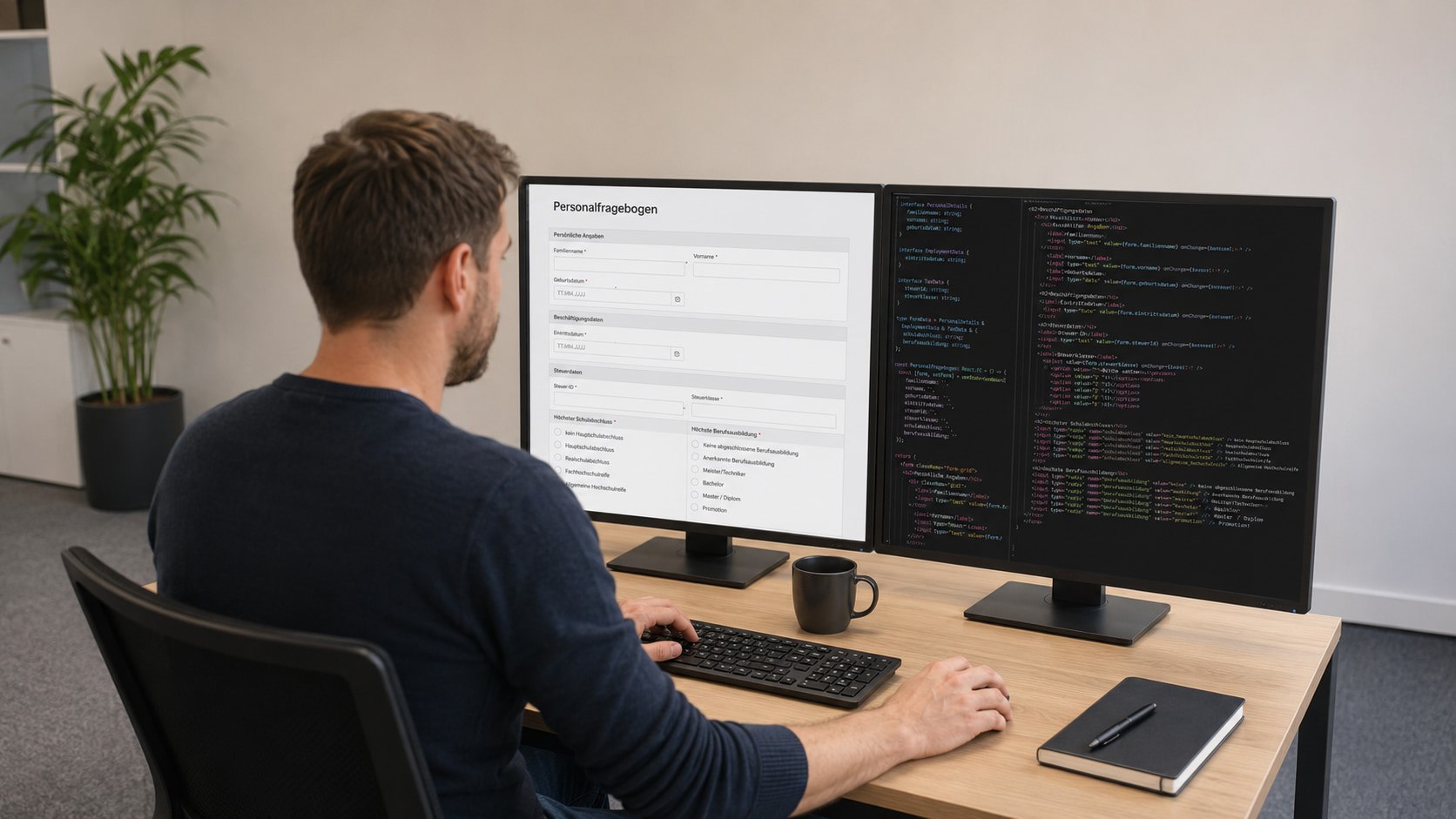Personalfragebogen mit Formilo programmieren lassen