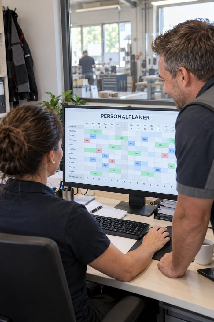 Digitalisierung des Personalplaners