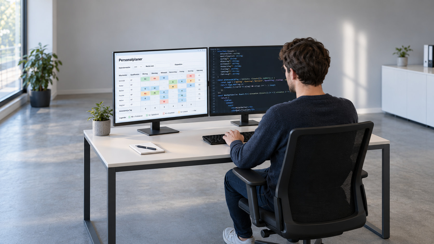Personalplaner mit Formilo programmieren lassen