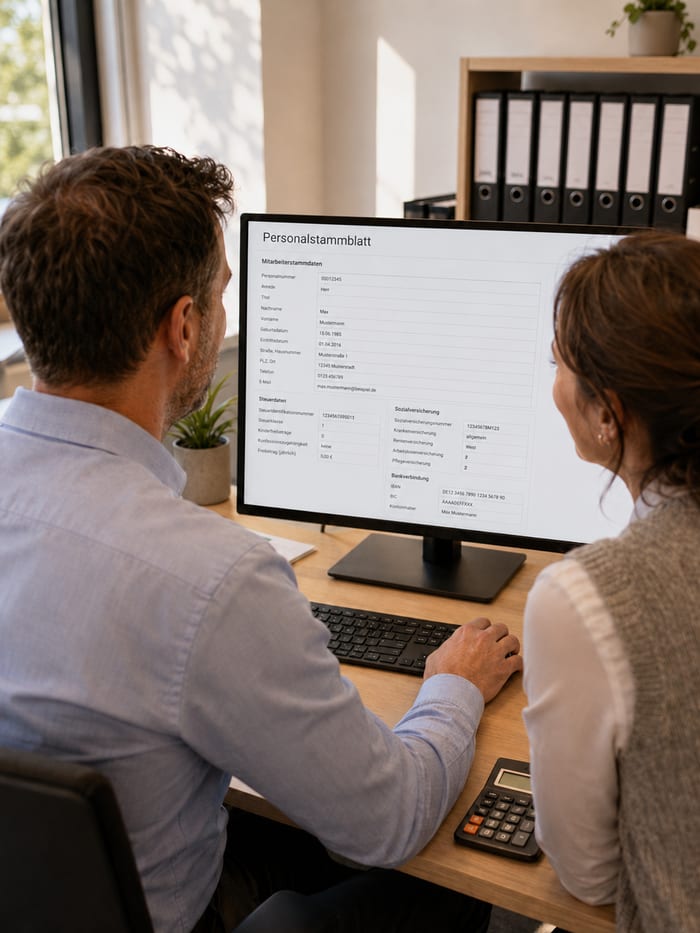 Digitalisierung des Personalstammblatts