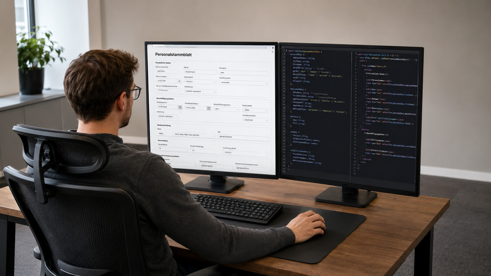 Personalstammblatt mit Formilo programmieren lassen