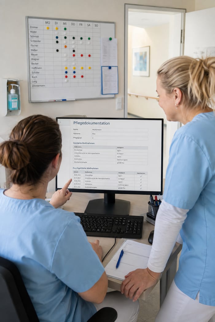 Digitalisierung des Pflegedokumentations
