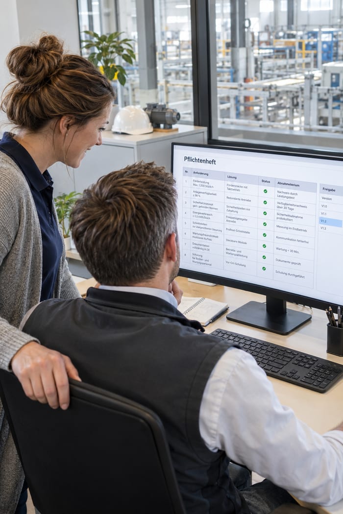 Digitalisierung des Pflichtenhefts