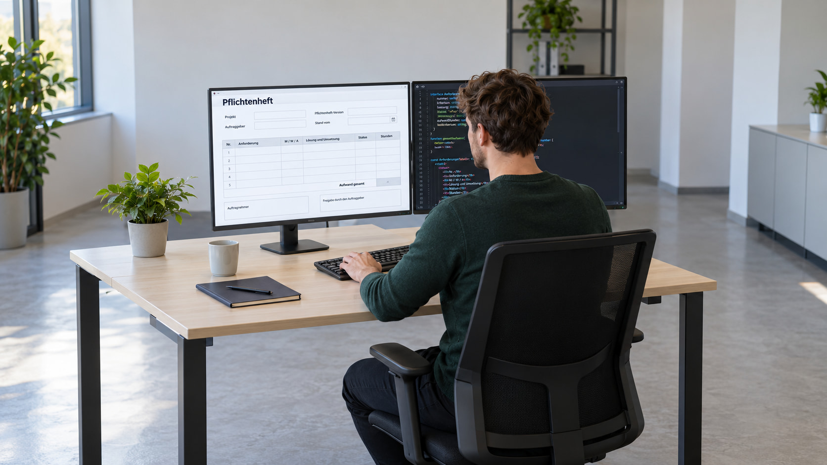Pflichtenheft mit Formilo programmieren lassen