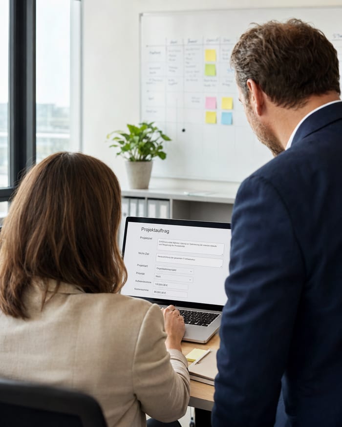 Digitalisierung des Projektauftrags