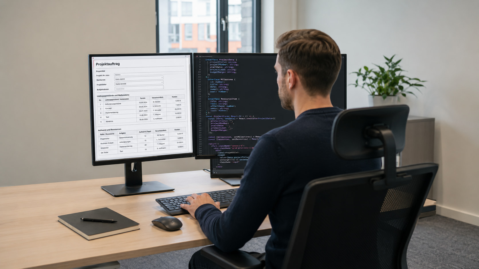 Projektauftrag mit Formilo programmieren lassen