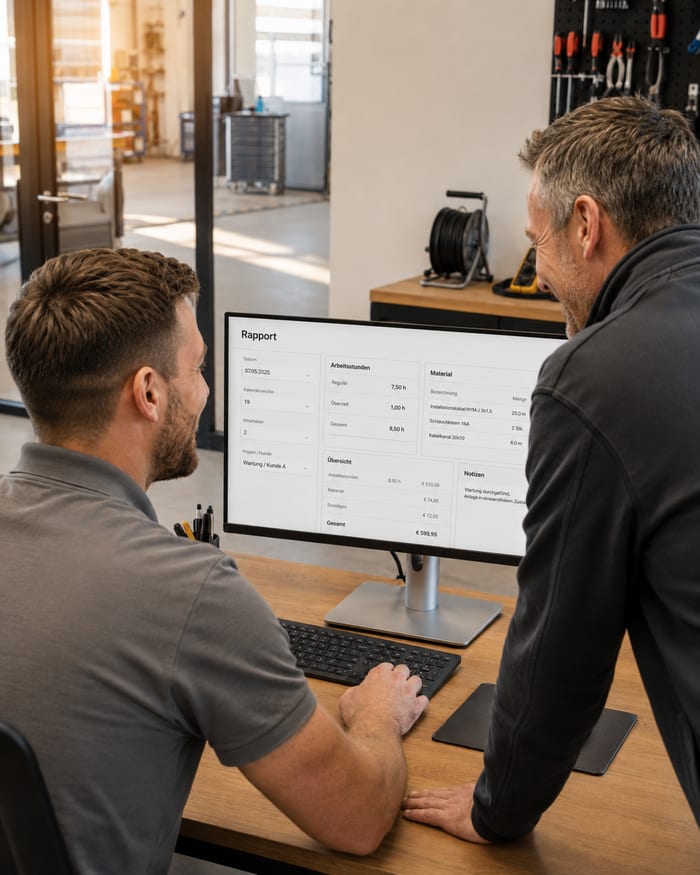 Digitalisierung des Rapports