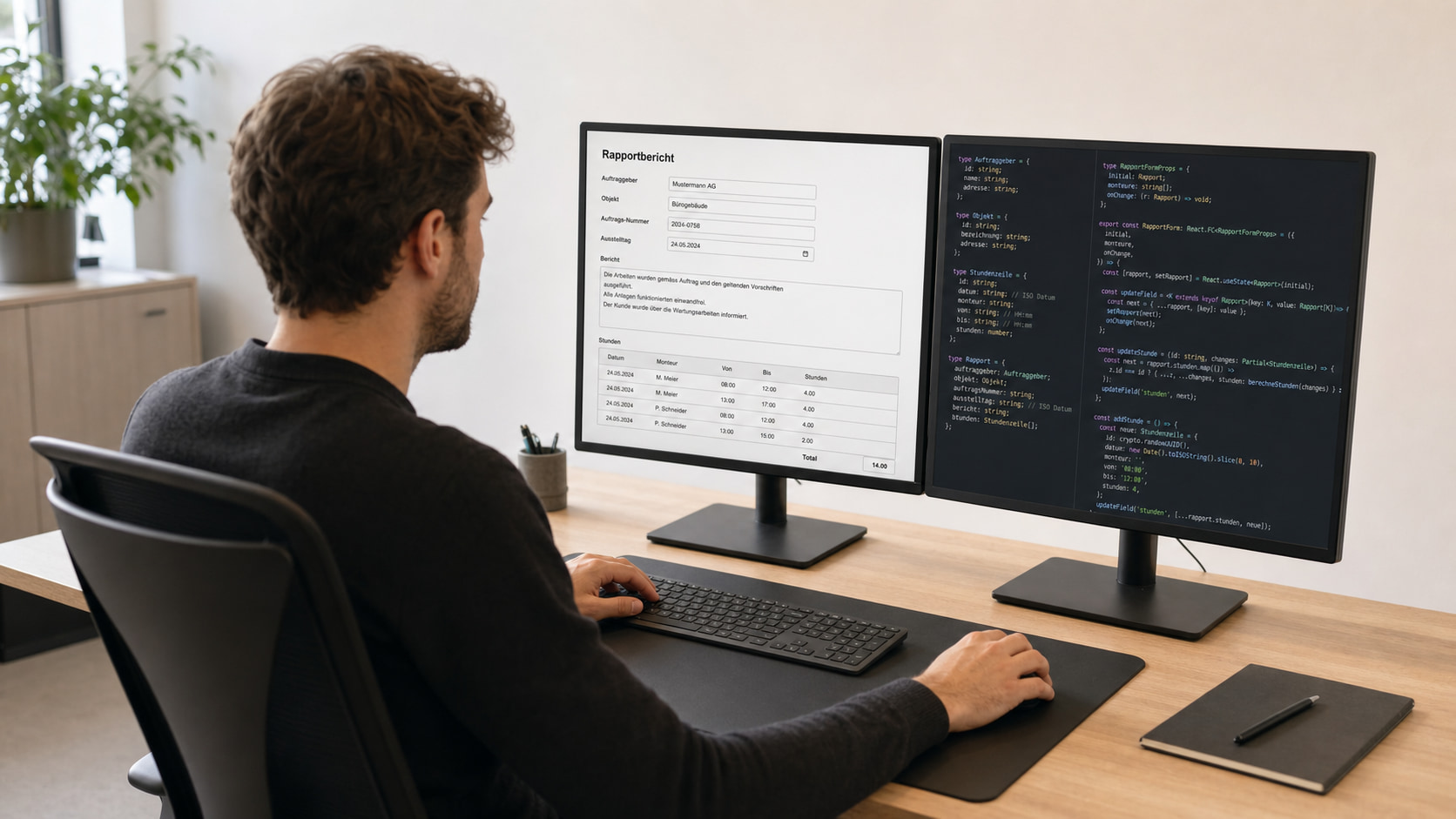 Rapportbericht mit Formilo programmieren lassen