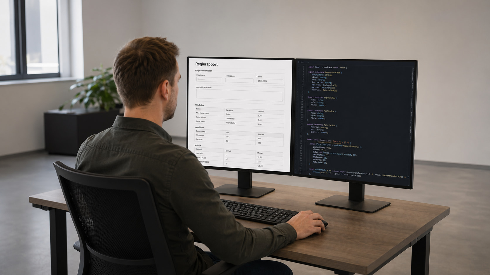Regierapport mit Formilo programmieren lassen