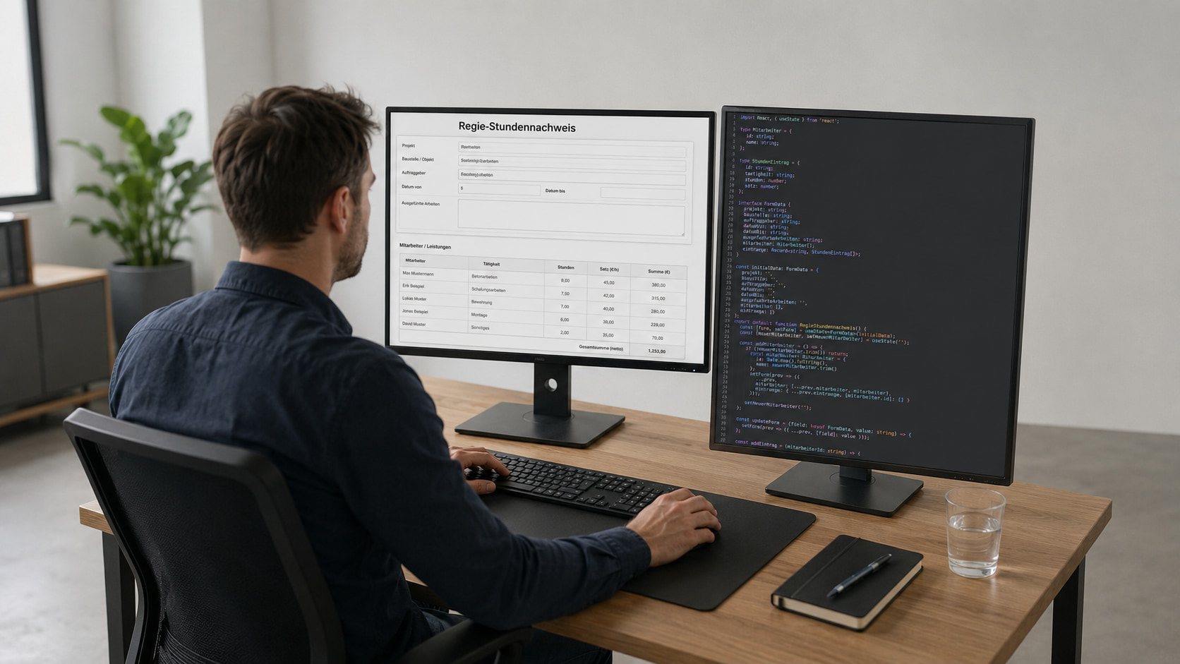 Regiestunden mit Formilo programmieren lassen