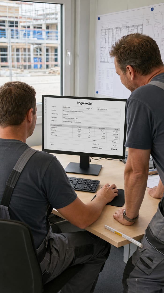 Digitalisierung des Regiezettels