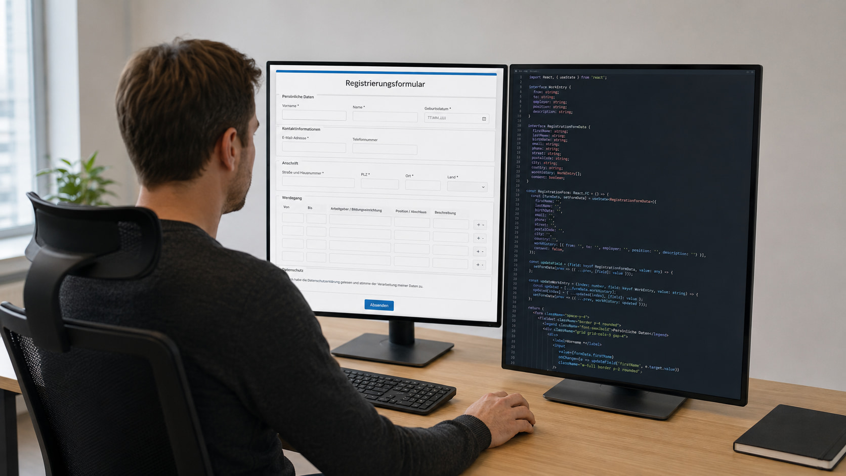 Registrierungsformular mit Formilo programmieren lassen