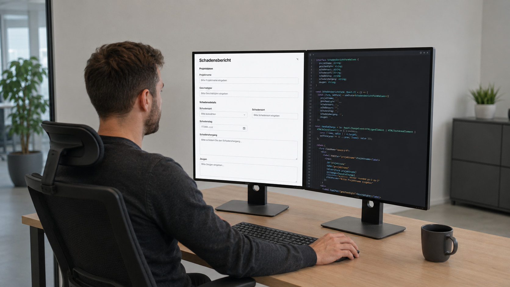 Schadensbericht mit Formilo programmieren lassen