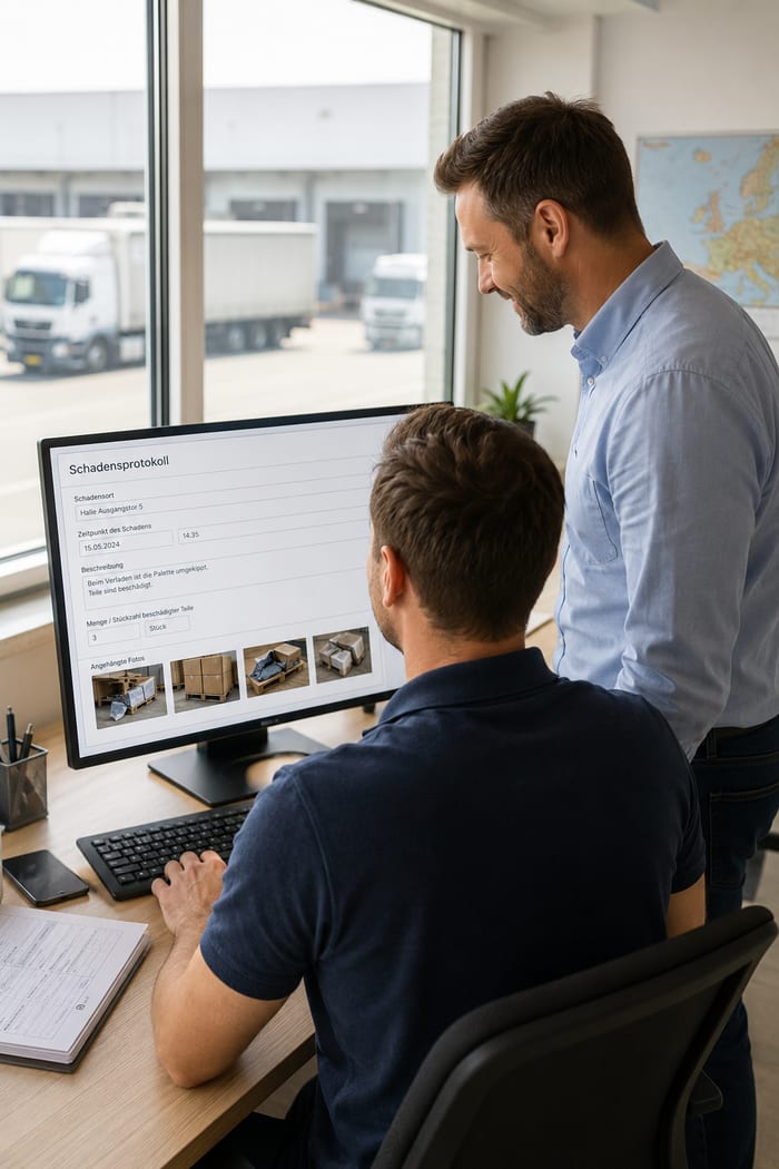 Digitalisierung des Schadensprotokolls