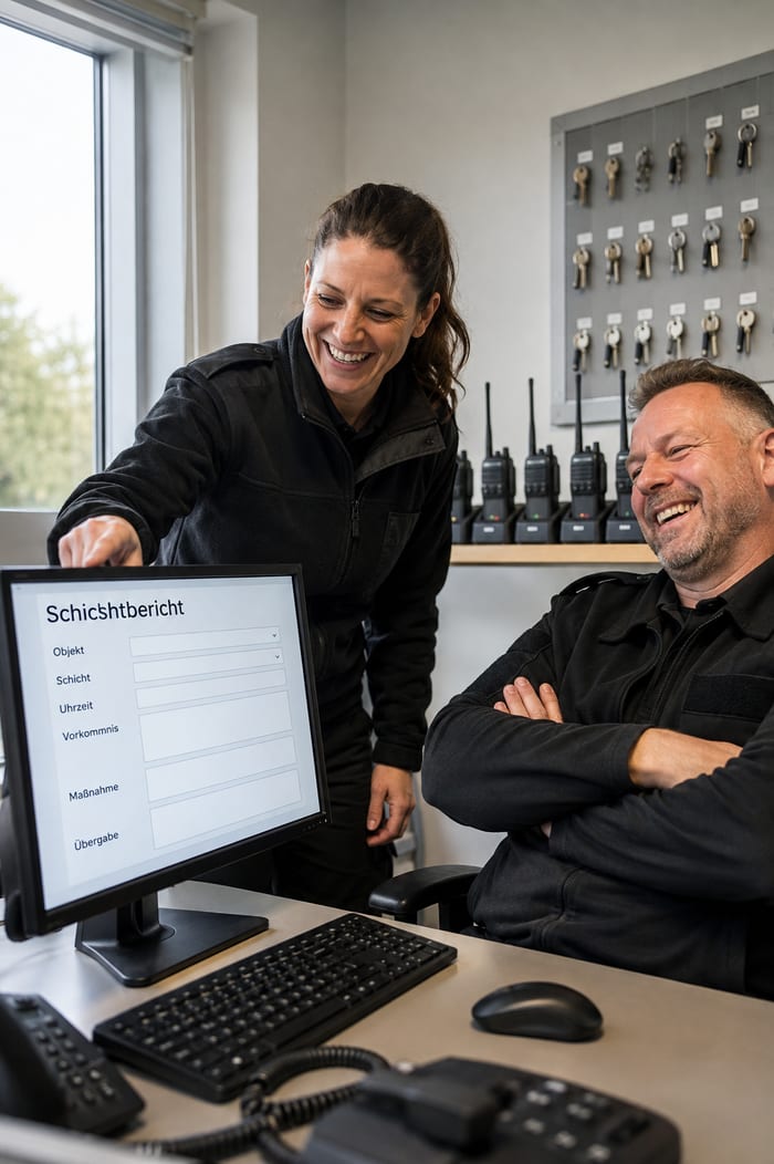 Digitalisierung des Schichtberichts