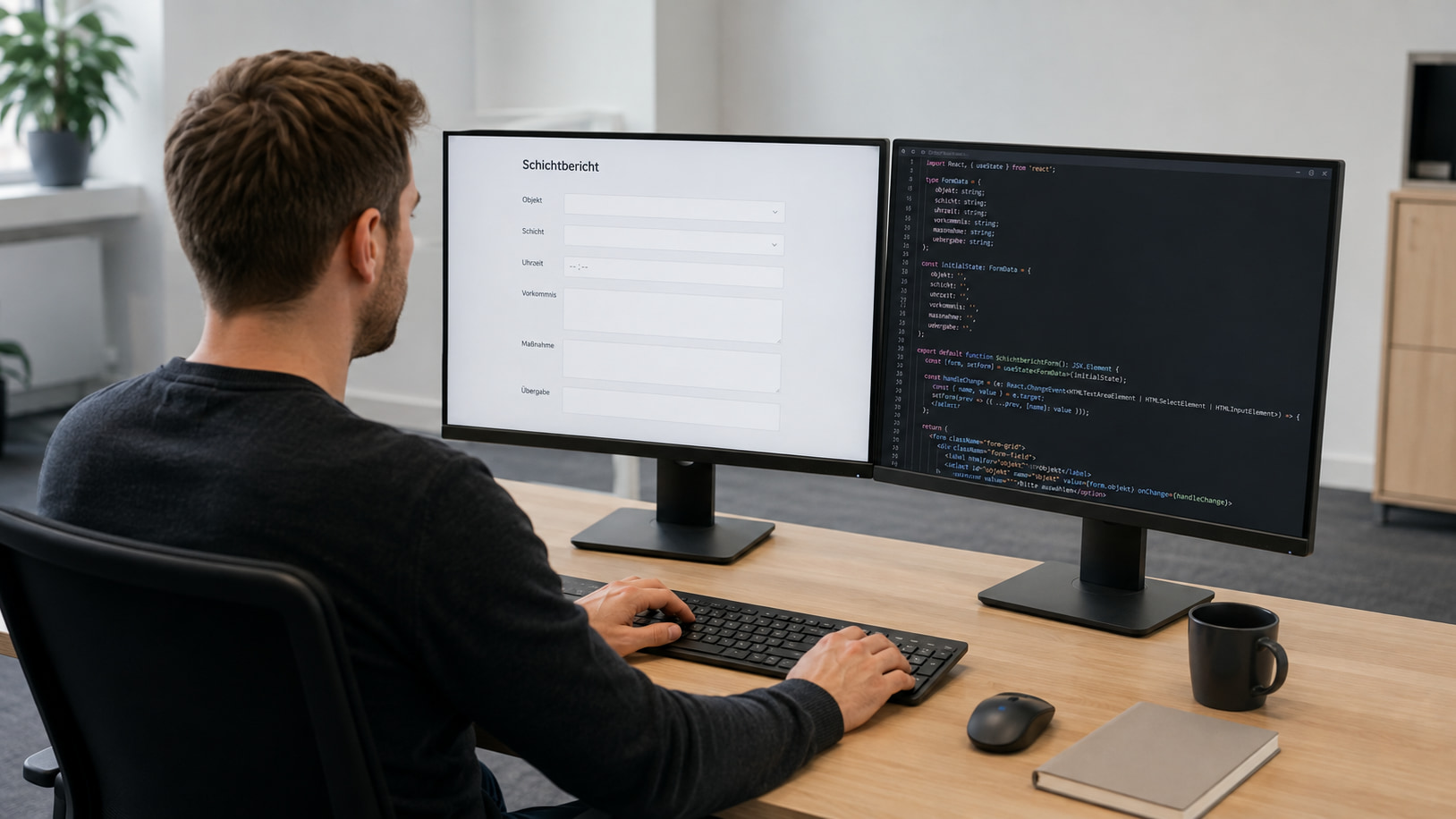 Schichtbericht mit Formilo programmieren lassen