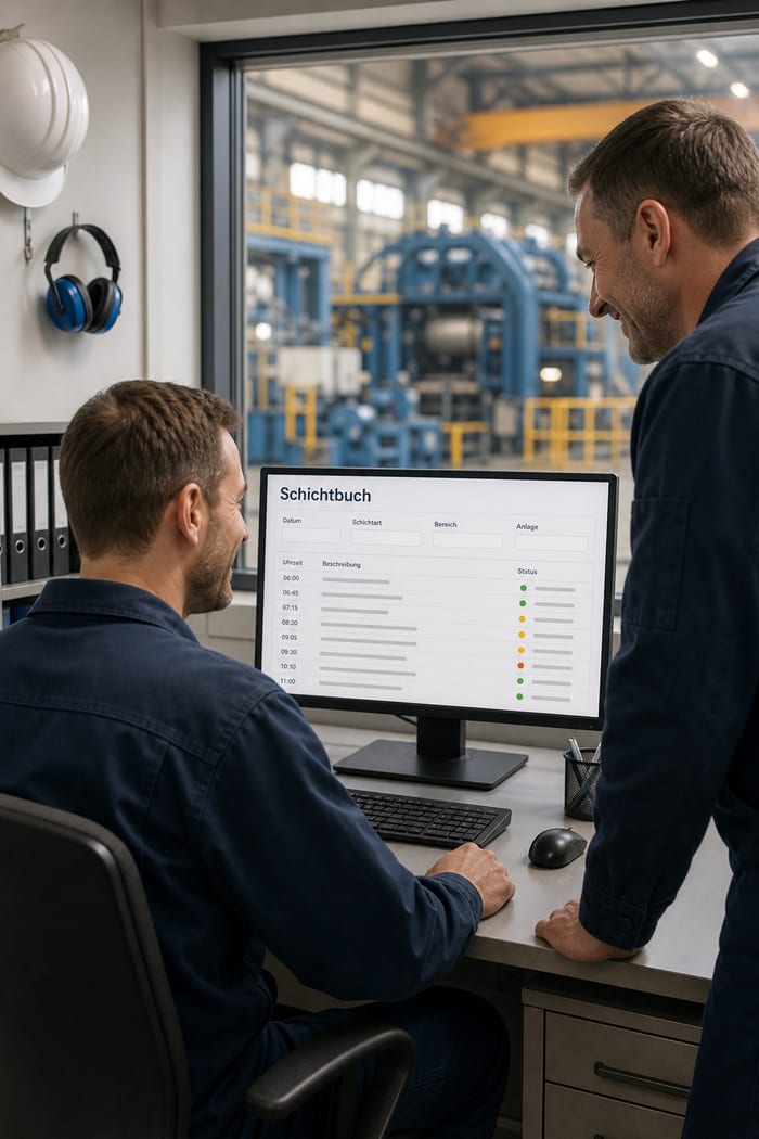 Digitalisierung des Schichtbuchs