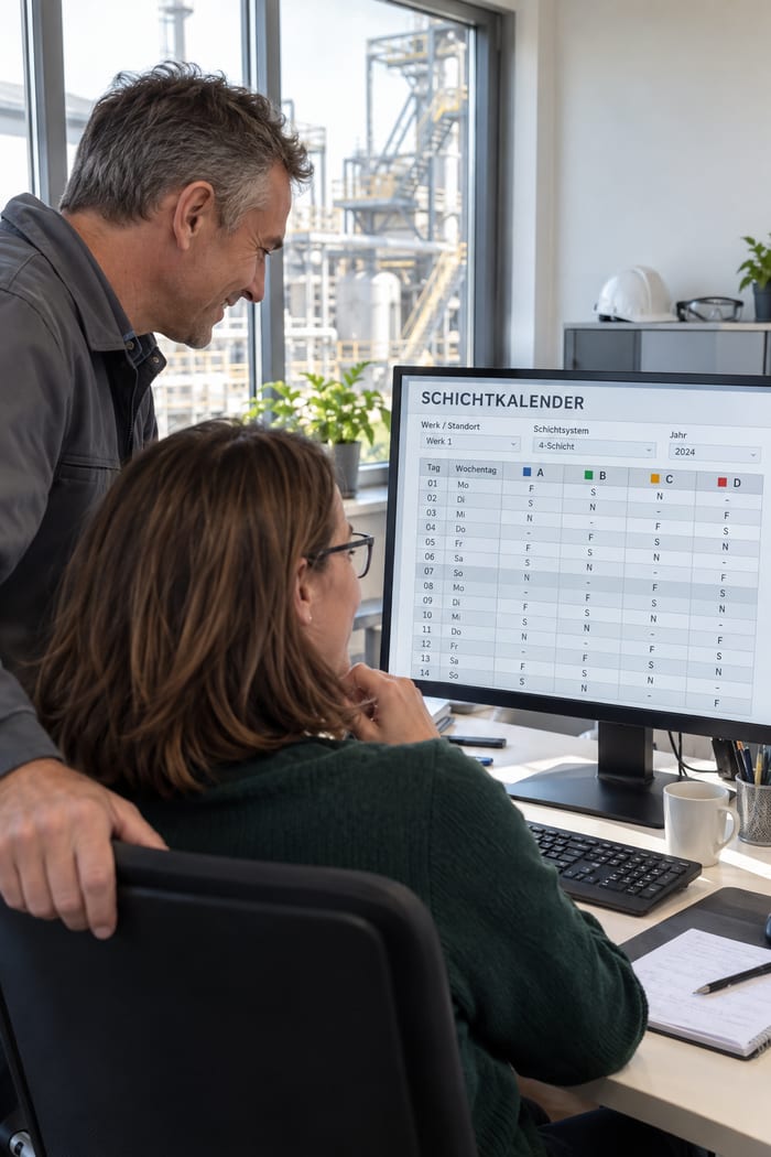 Digitalisierung des Schichtkalenders