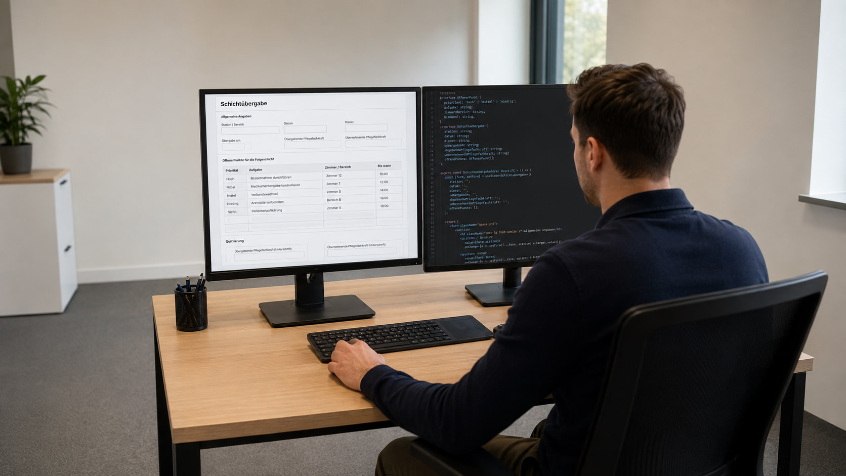 Schichtübergabe mit Formilo programmieren lassen