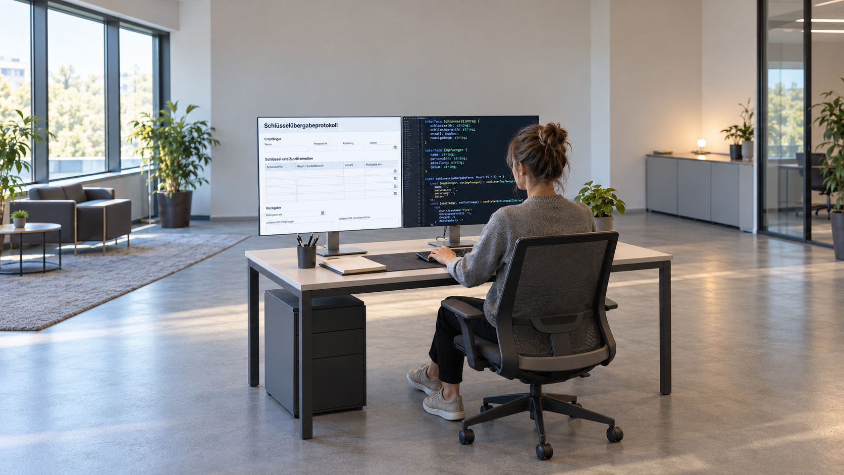 Schlüsselübergabeprotokoll mit Formilo programmieren lassen