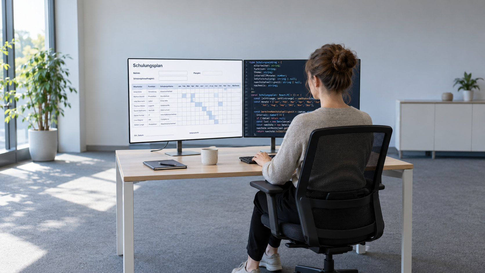 Schulungsplan mit Formilo programmieren lassen