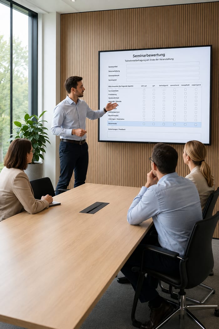Beratung zur Seminarbewertung