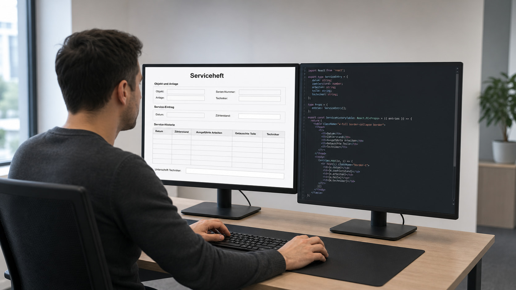 Serviceheft mit Formilo programmieren lassen