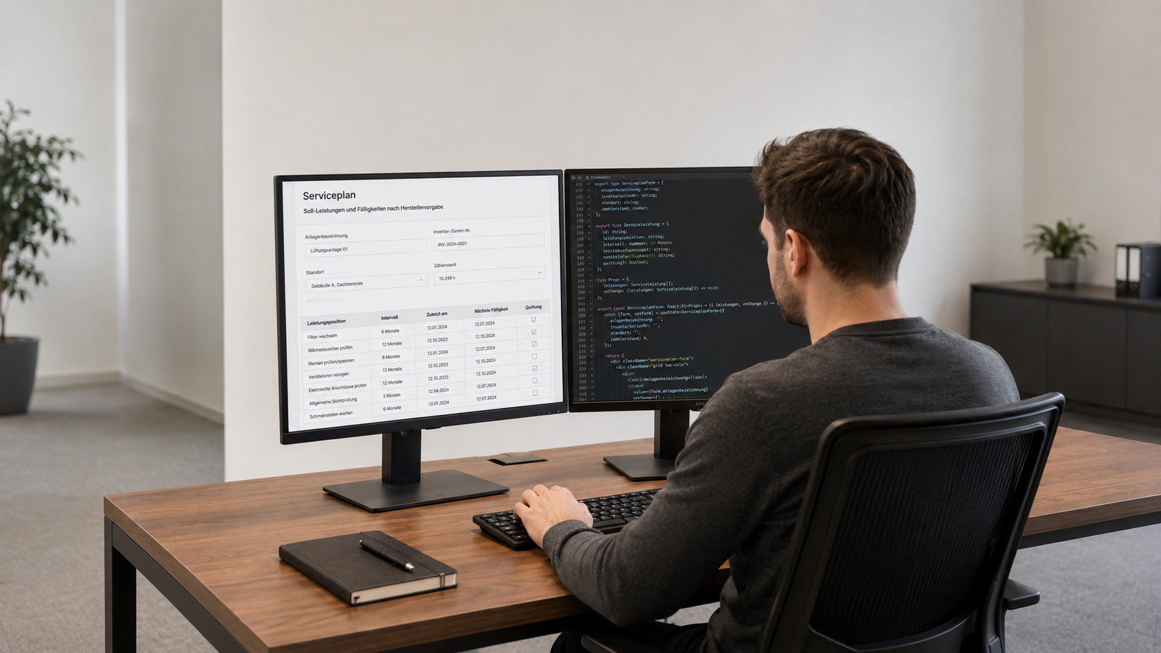 Serviceplan mit Formilo programmieren lassen