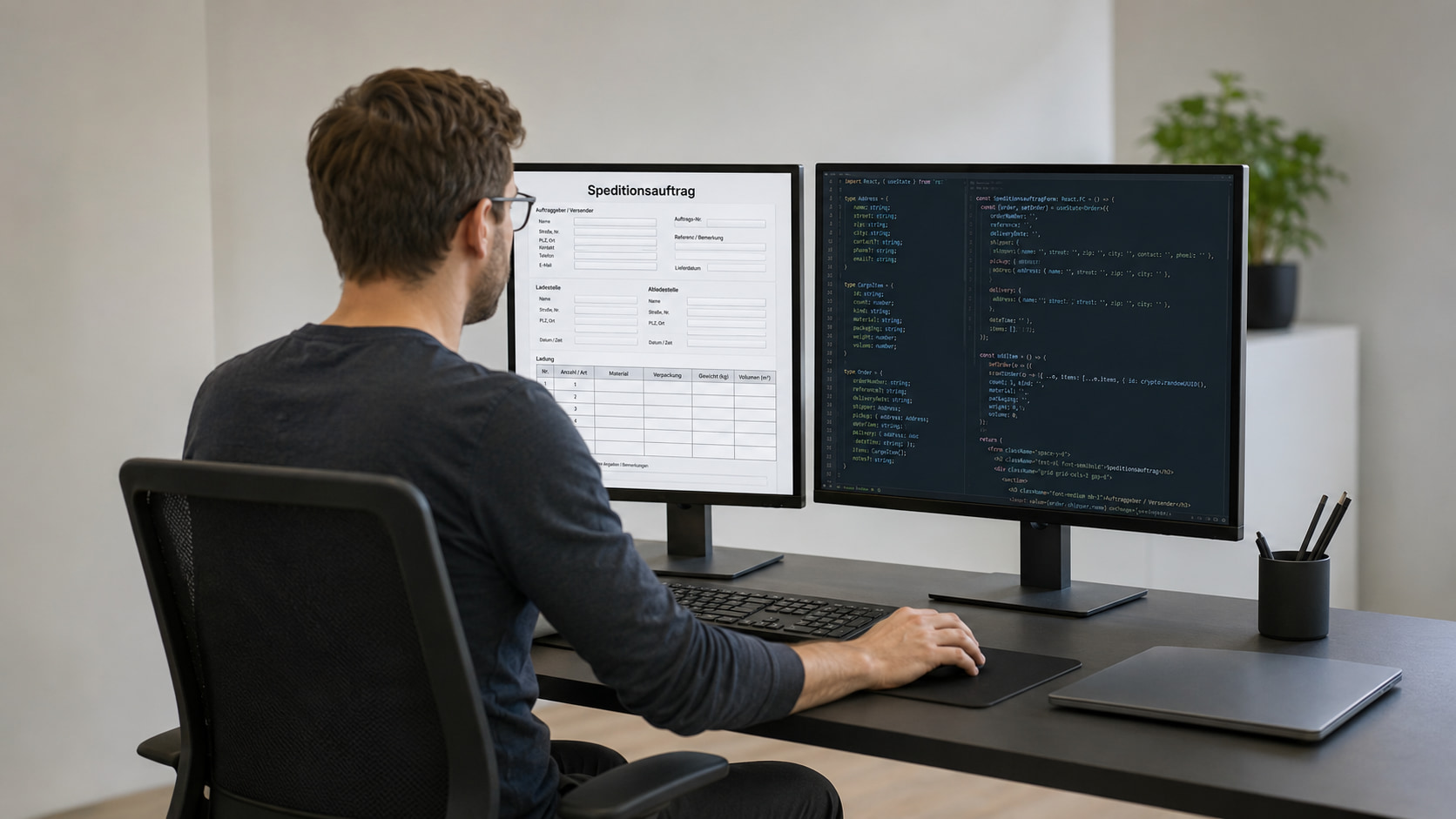 Speditionsauftrag mit Formilo programmieren lassen