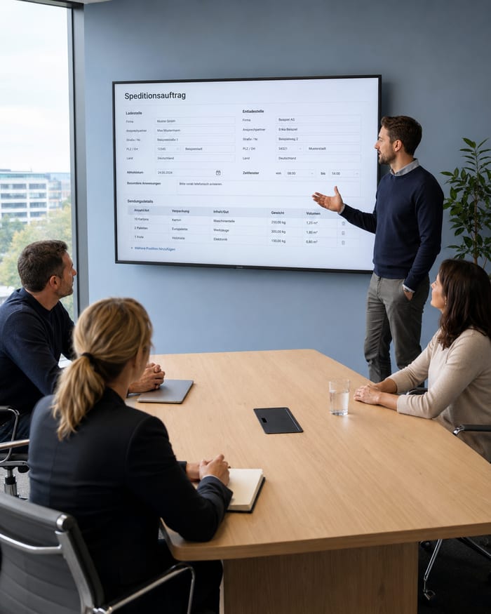 Beratung zum Speditionsauftrag