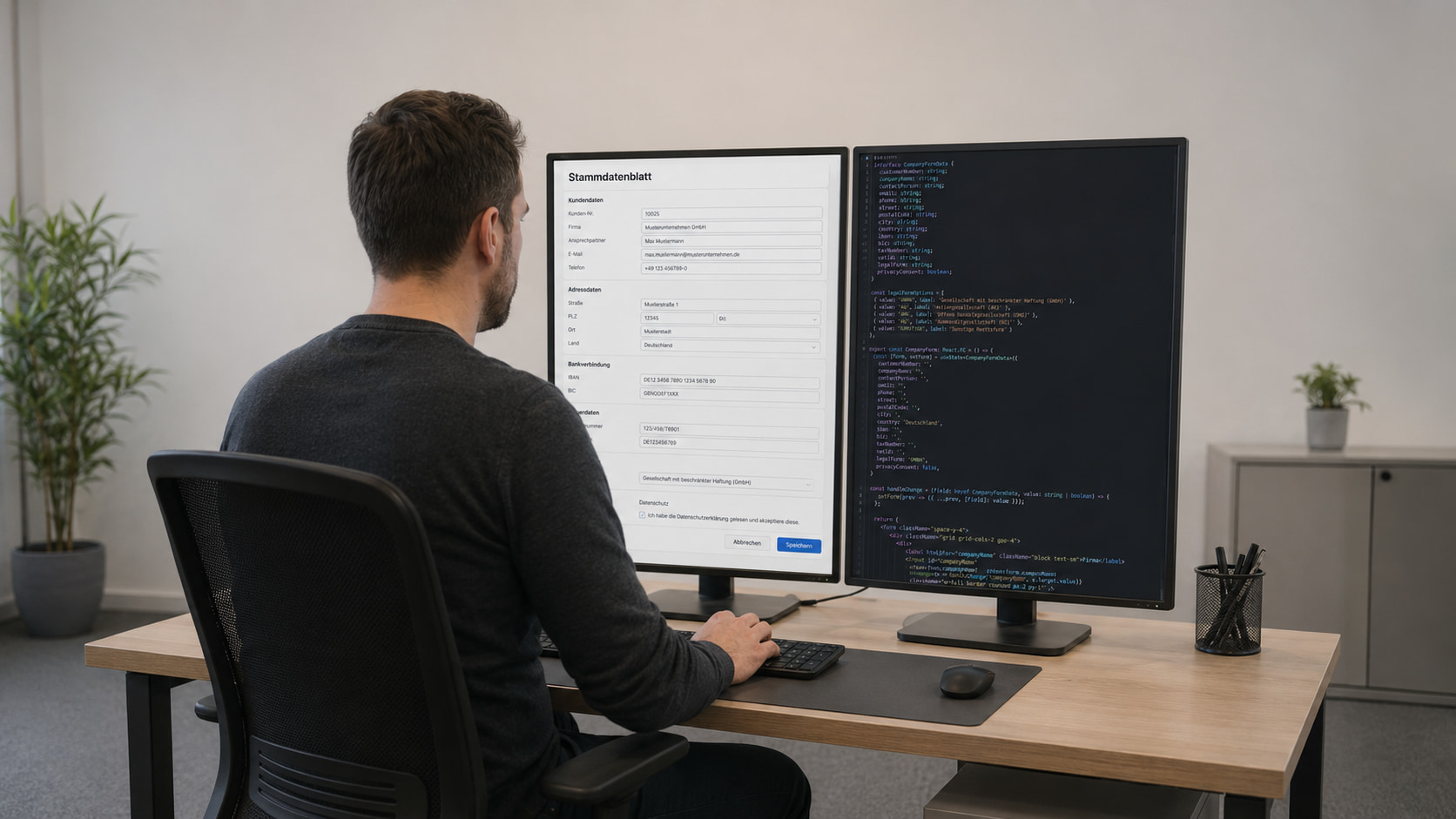 Stammdatenblatt mit Formilo programmieren lassen