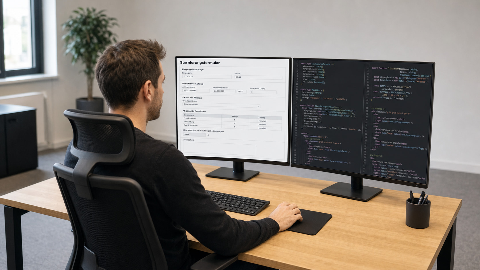 Stornierungsformular mit Formilo programmieren lassen