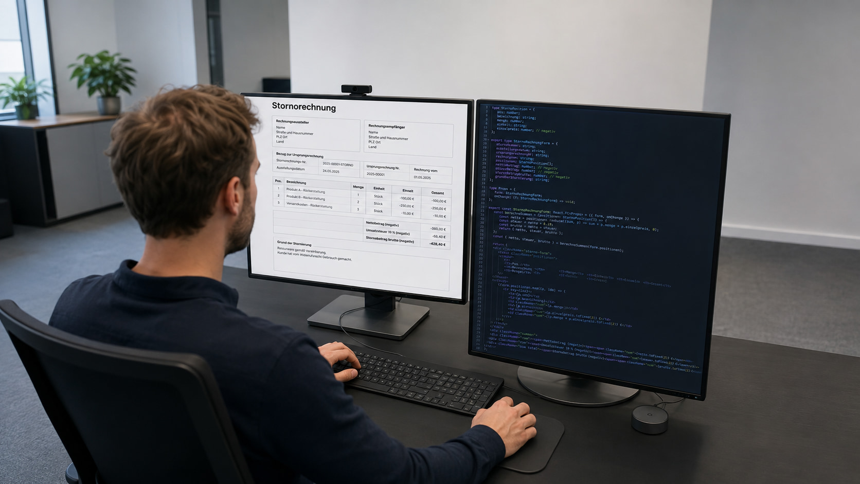Stornorechnung mit Formilo programmieren lassen