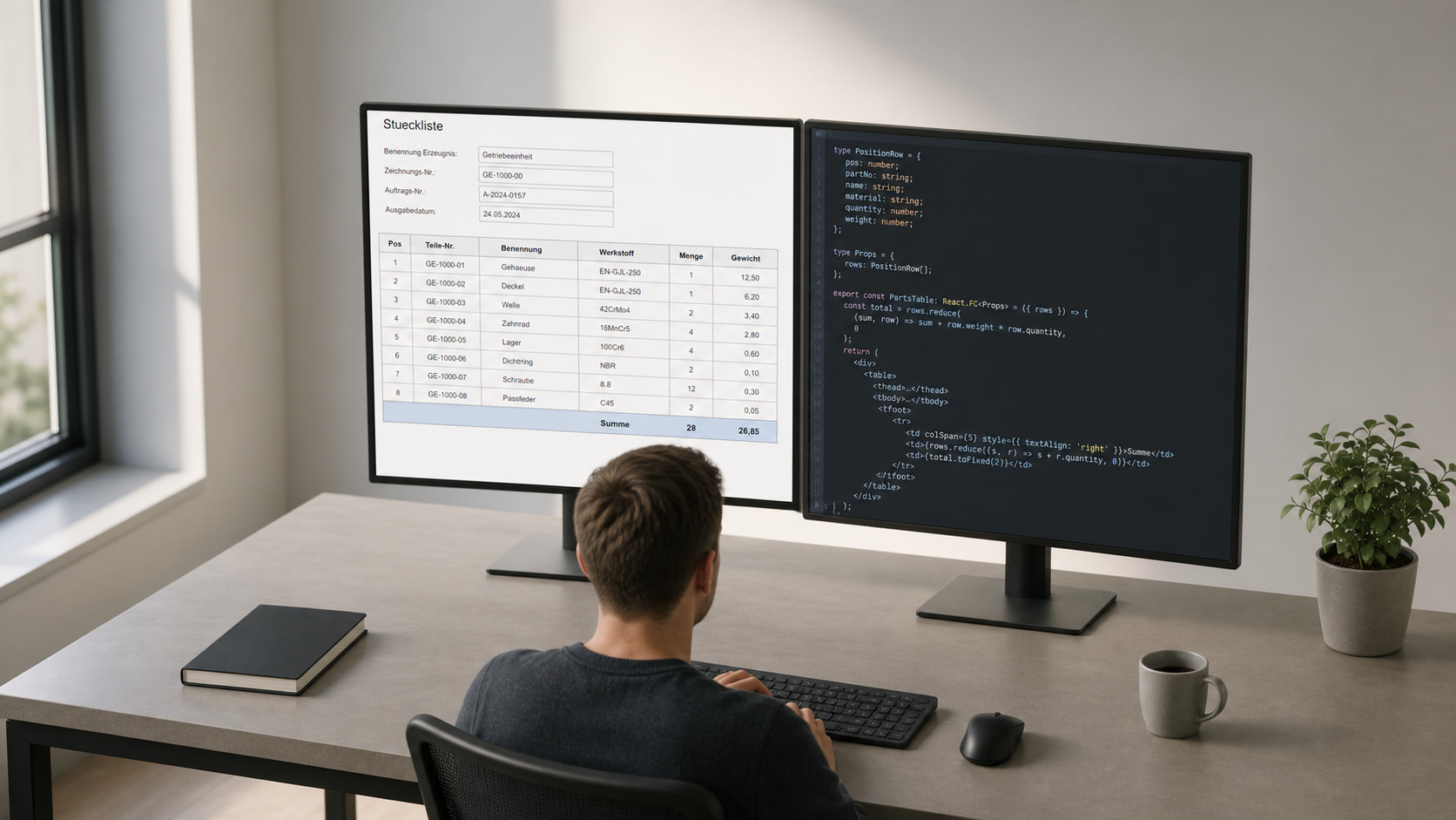 Stückliste mit Formilo programmieren lassen