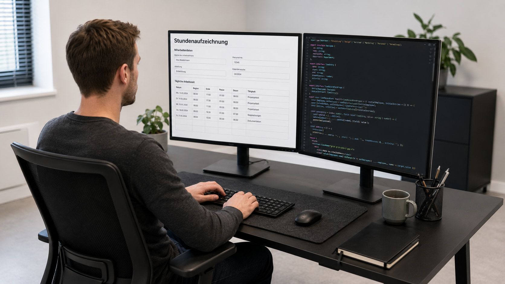 Stundenaufzeichnung mit Formilo programmieren lassen