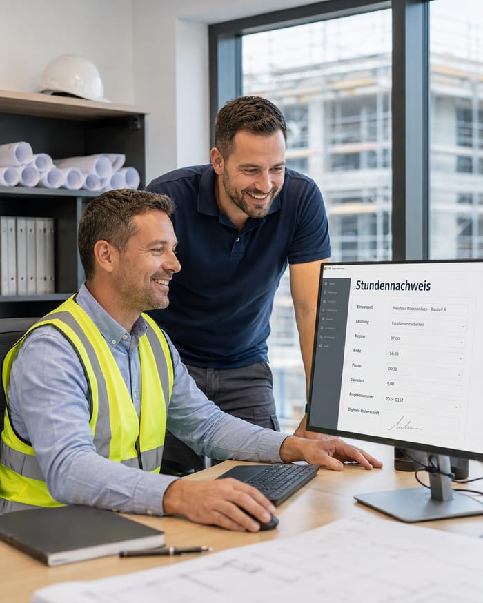 Digitalisierung des Stundennachweises