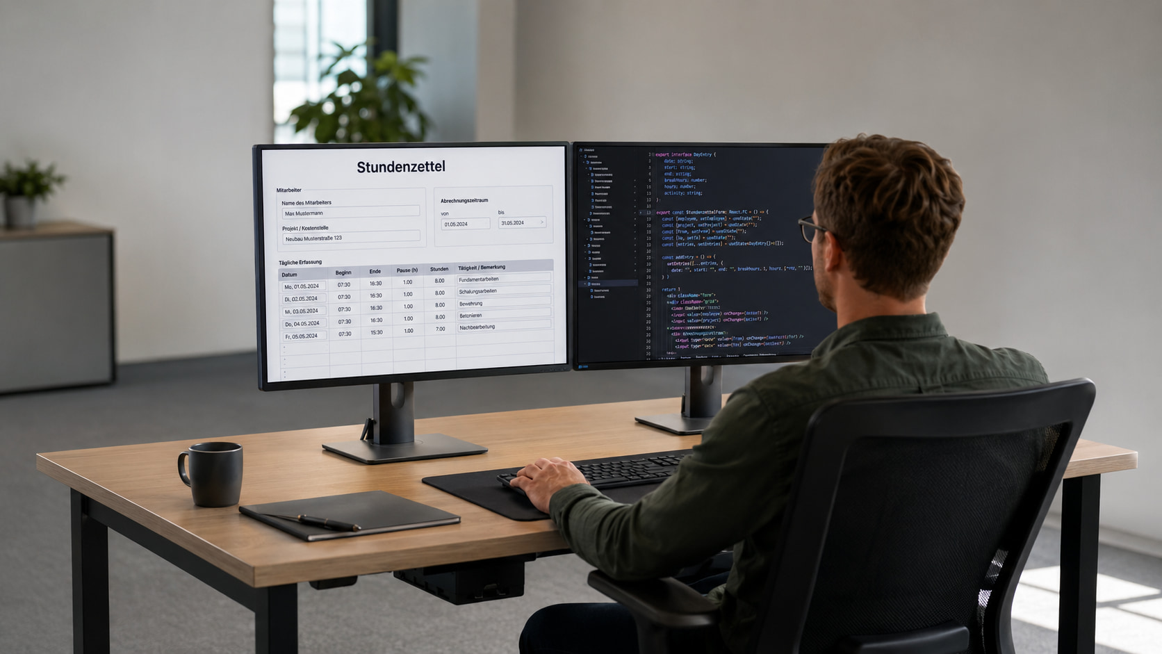 Stundenzettel mit Formilo programmieren lassen