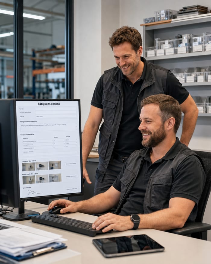 Digitalisierung des Tätigkeitsberichts