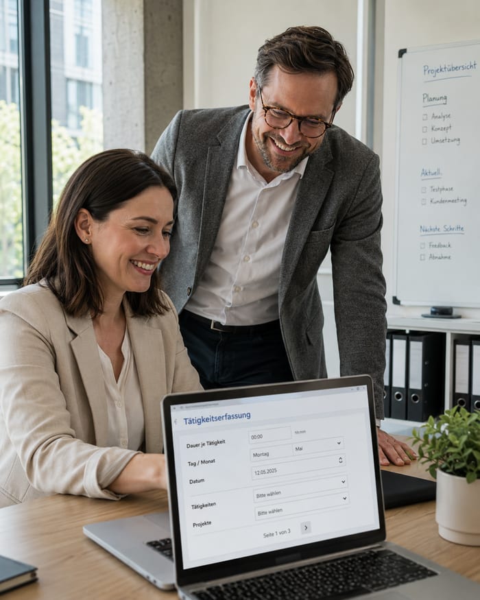 Digitalisierung der Tätigkeitserfassung