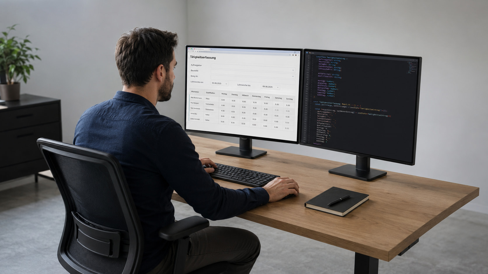 Tätigkeitserfassung mit Formilo programmieren lassen