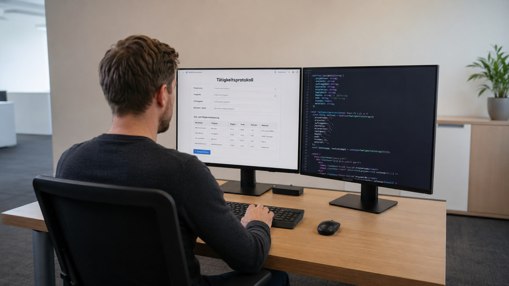 Tätigkeitsprotokoll mit Formilo programmieren lassen