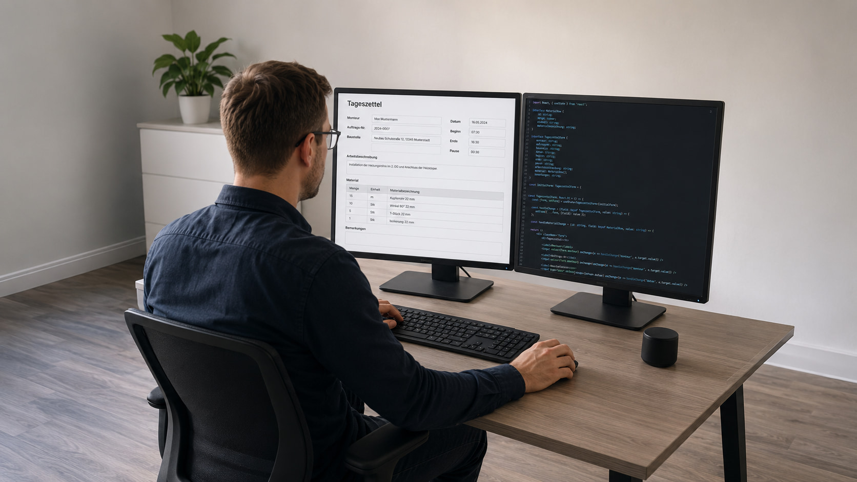 Tageszettel mit Formilo programmieren lassen