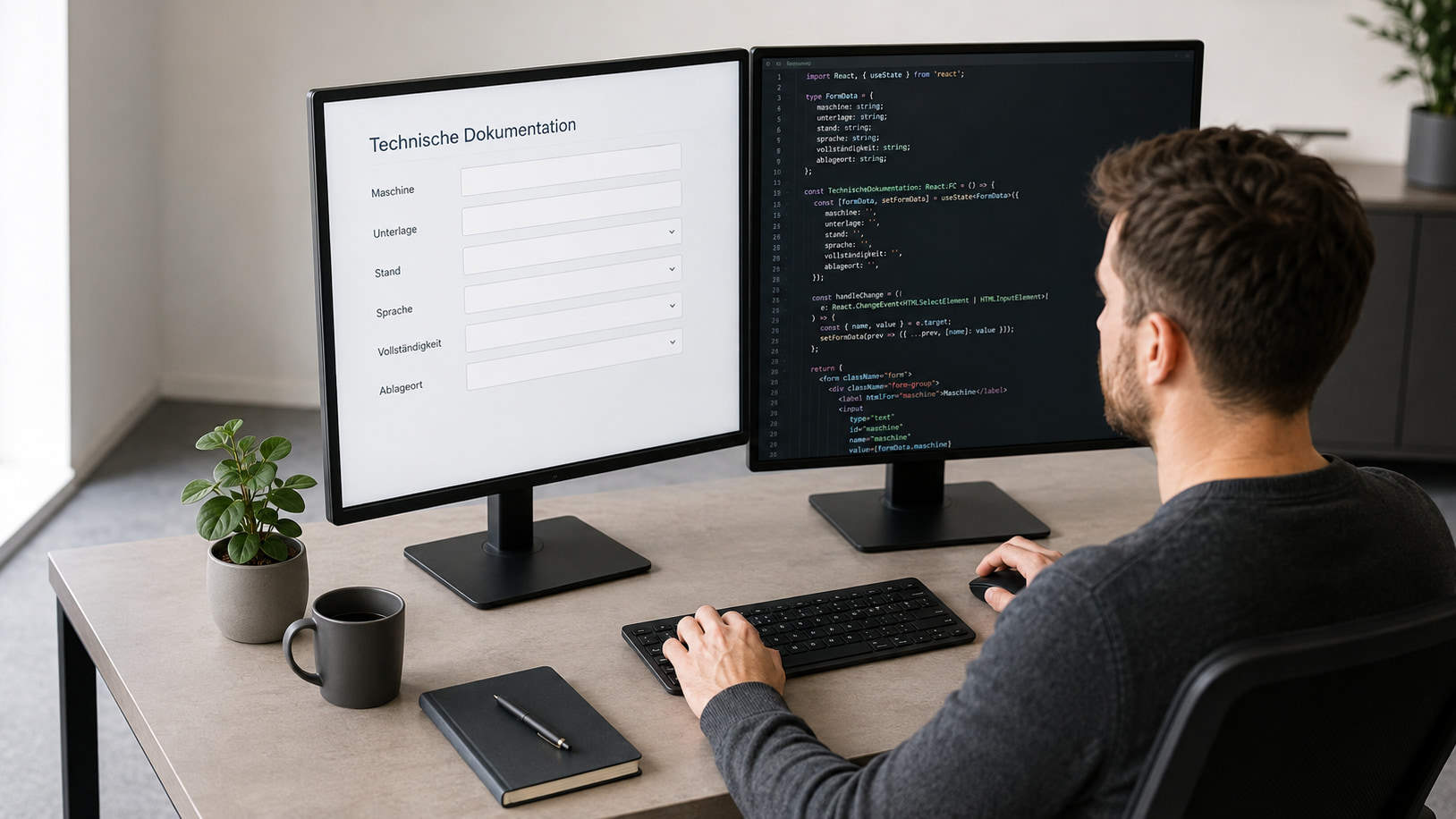 Formulare für die technische Dokumentation von Formilo programmieren lassen