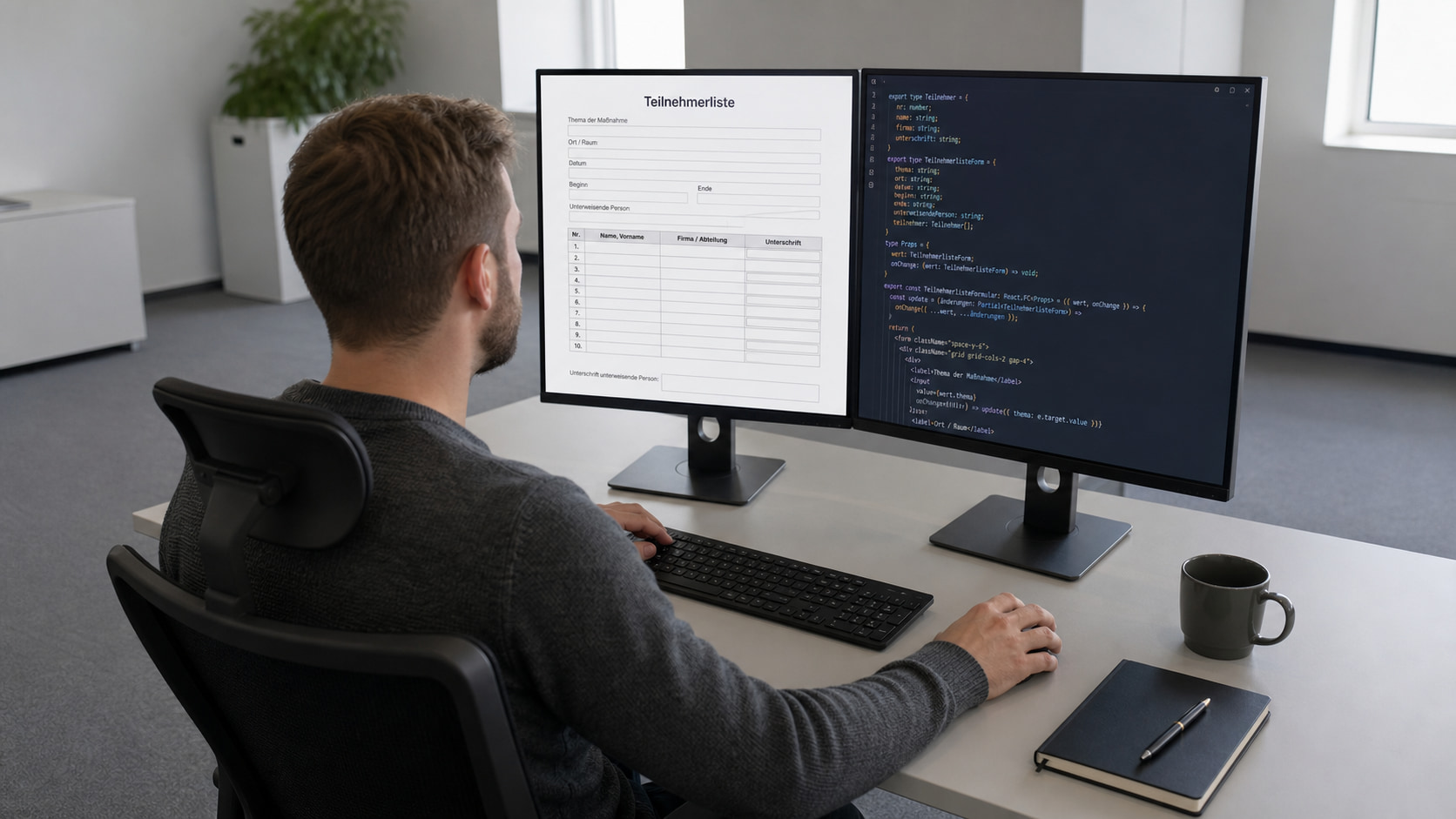 Teilnehmerliste mit Formilo programmieren lassen